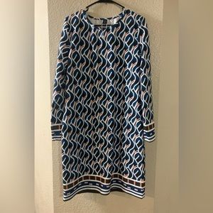 LEAF PATTERN DRESS
